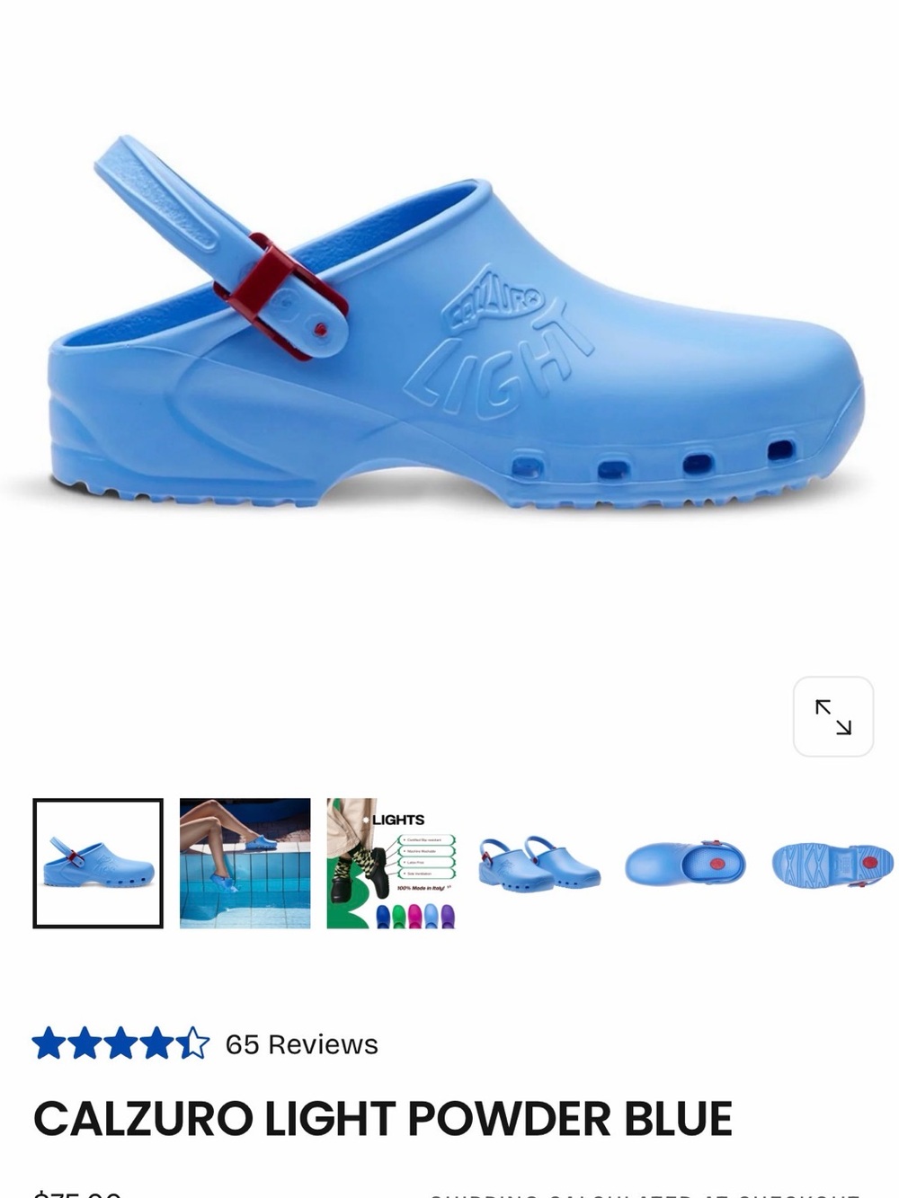Light Kids Clog - Powder Blue